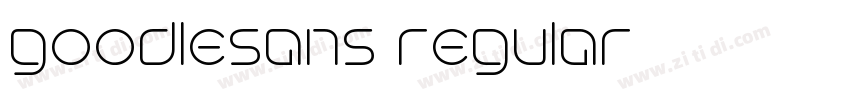 goodlesans regular字体转换 goodlesans regular字体转换